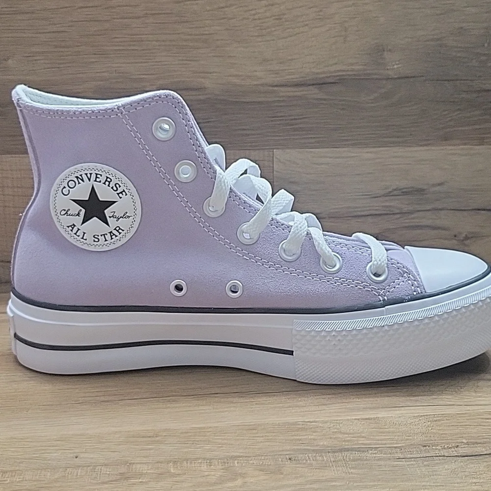 Converse Women's High-Top Sneakers - Light Purple - Picture 7 of 12